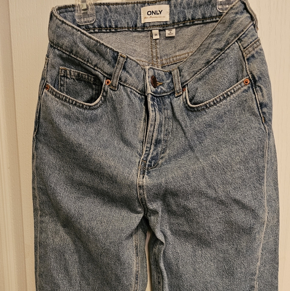 ONLY Women's Blue Denim Jeans